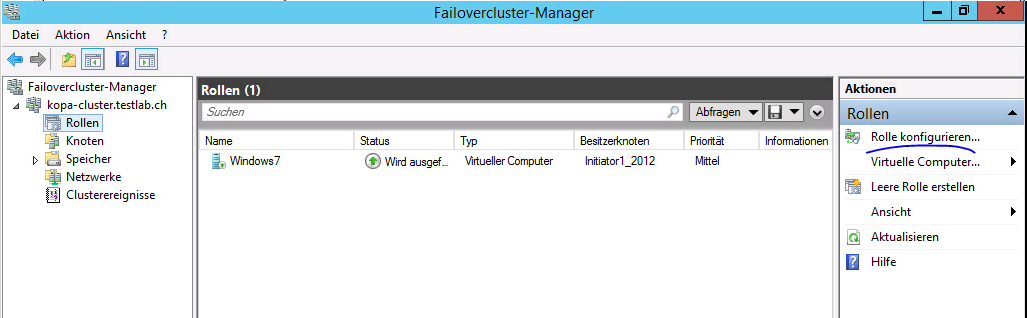 Hyper-V-VM nachträglich hochverfügbar machen
