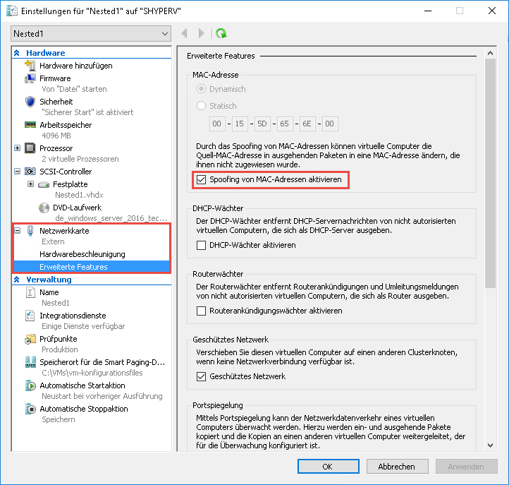 Windows Server 2016 - Nested Virtualization in Windows Server 2016