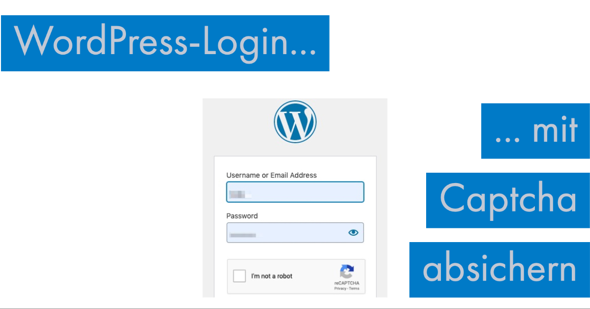 WordPress-Login mit Captcha absichern