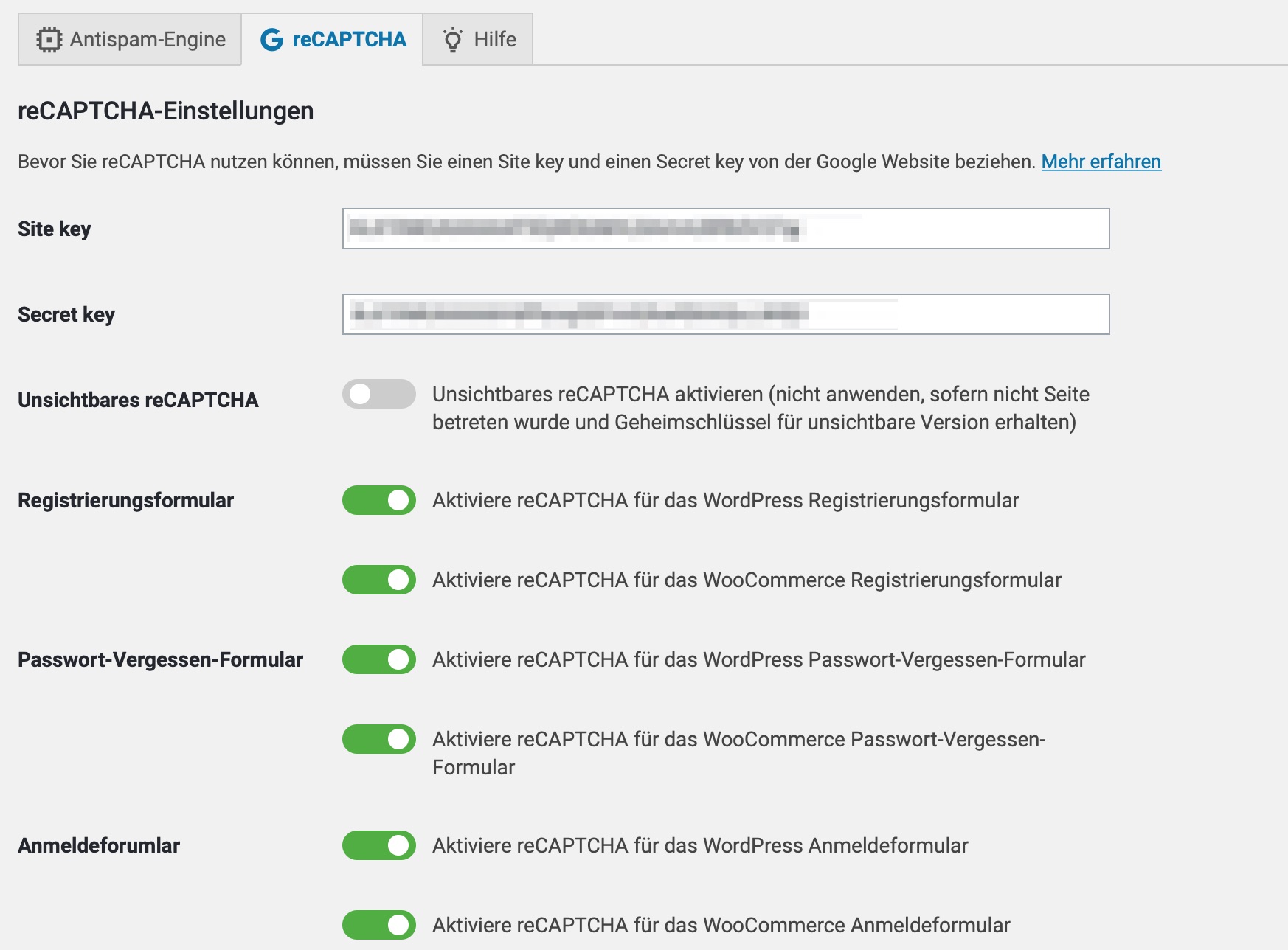 WordPress-Login mit Captcha absichern